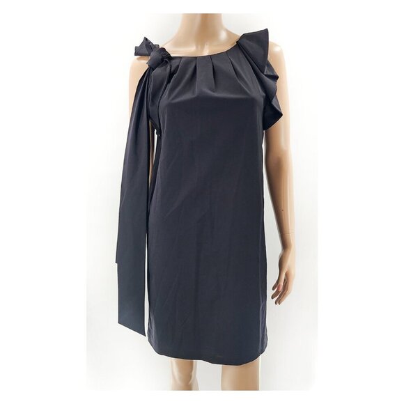 DIANE VON FURSTENBERG Finn Draped Shift Mini Dress - Picture 1 of 9